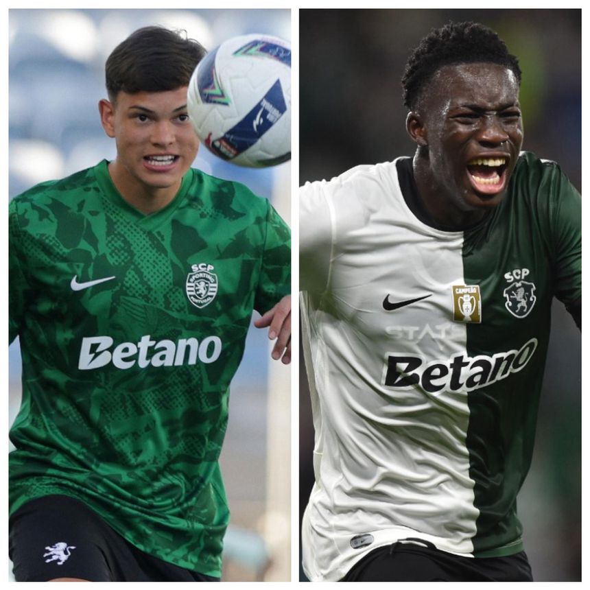 Bruno Ramos, central de 20 anos, e Salvador Blopa, lateral de 18 - Fotos: Carlos Vidigal Jr./Kapta+ e IMAGO