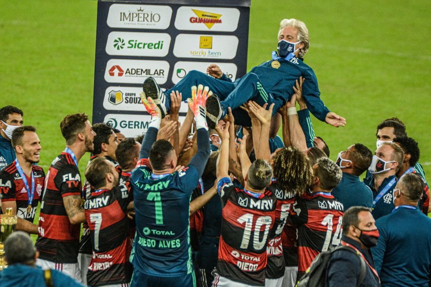 Jorge Jesus comandou o Flamengo em 2019 e 2020