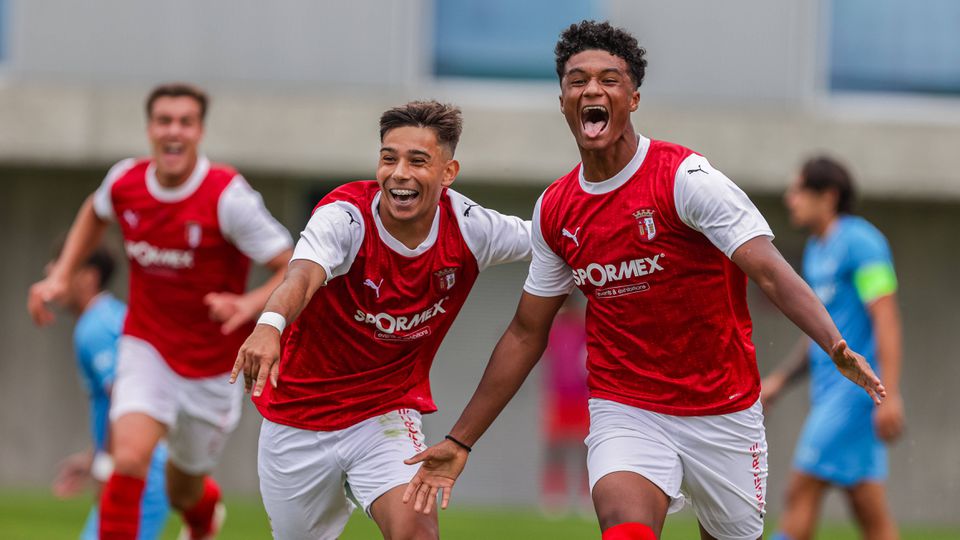 SC Braga termina fase de grupos Youth League invicto após empate com o Nápoles