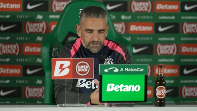 Rui Borges e a renovação com o Sporting: «Não é algo que me passe no pensamento»