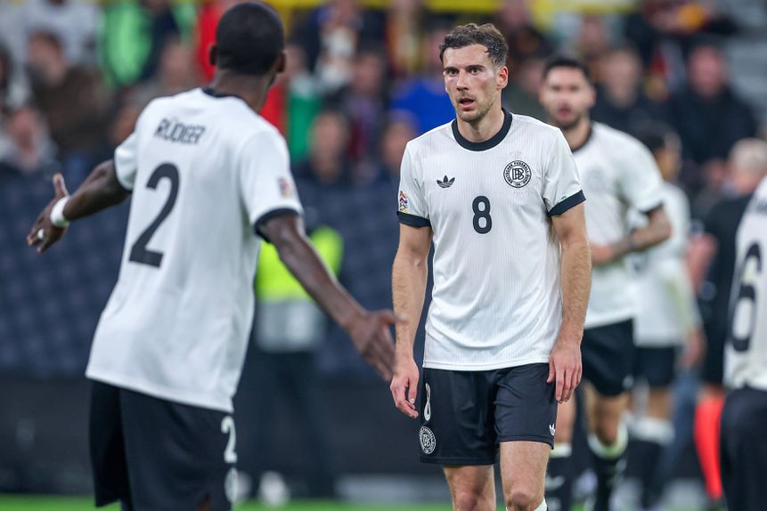 Rudiger e Goretzka a representar a Alemanha em 2025