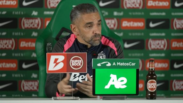 Rui Borges: «Pedro Gonçalves sentiu um desconforto no último lance do treino»