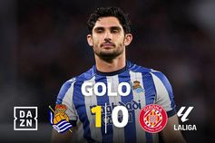 Golo português no Anoeta: ninguém parou Gonçalo Guedes