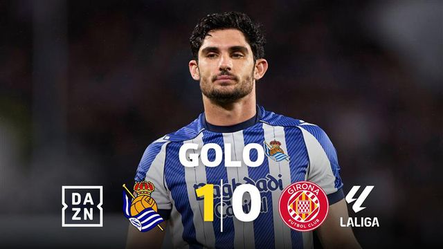 Golo português no Anoeta: ninguém parou Gonçalo Guedes