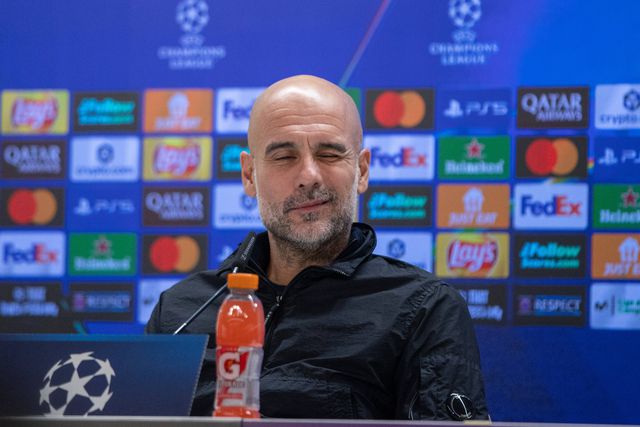 Pep Guardiola não esteve presente na conferência de imprensa do Man. City