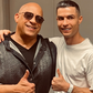 A fotografia partilhada por Vin Diesel, ao lado de Cristiano Ronaldo - Foto: Instagram