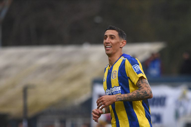 Ángel Di María, jogador do Rosario Central, seu clube de formação