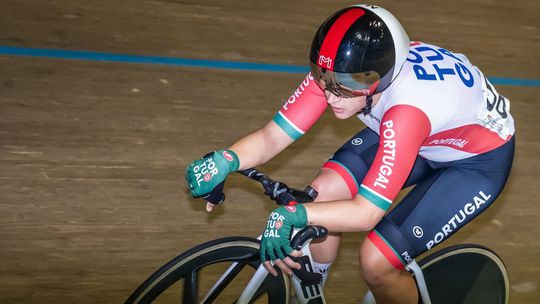 Ciclismo de pista: Tata Martins e Rui Oliveira ficam perto das medalhas