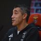 Bruno Lage, treinador do Benfica, em conferência de Imprensa no Seixal