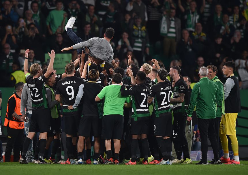 LIGA DOS CAMPEOES 2024/2025 FUTEBOL - Ruben Amorim, treinador do Sporting, no Sporting - Manchester City, jogo da LIGA DOS CAMPEOES 2024/2025. Estadio Jose Alvalade, em Lisboa. Terca, 5 de Novembro de 2024. (Miguel Nunes)