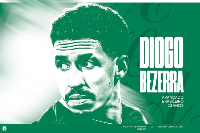 Diogo Bezerra assina até 2030 pelo conjunto de Vila do Conde - Foto: Rio Ave