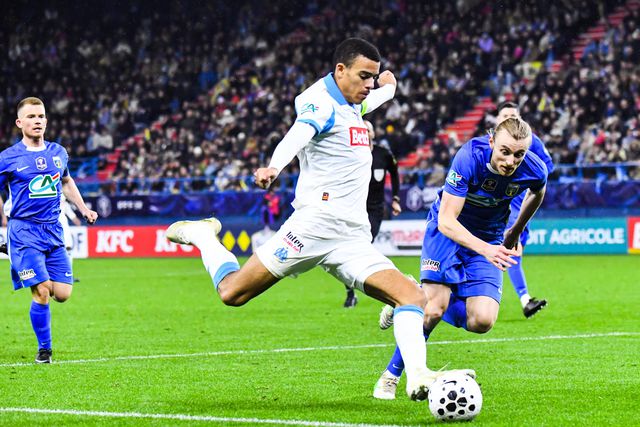 Mason Greenwood fez 'hat trick' contra o Bayeux