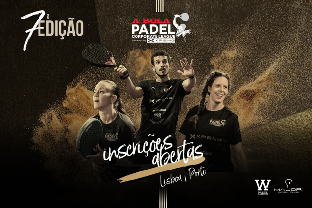 Abertas as inscrições para a 7.ª edição d'A Bola Padel Corporate League - powered by XPENG