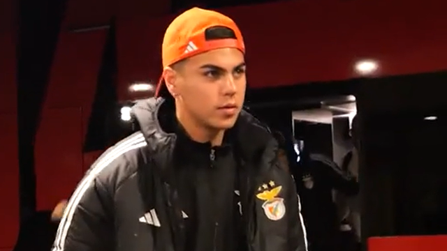 Benfica mostra chegada ao Norte com novidade na comitiva