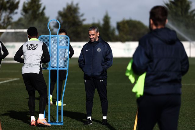 O treinador do Sporting, Rui Borges, 44 anos - Foto: SPORTING CP