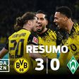 Dortmund cimenta segundo lugar da Bundesliga contra o Werder Bremen (resumo)