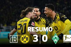 Dortmund cimenta segundo lugar da Bundesliga contra o Werder Bremen (resumo)