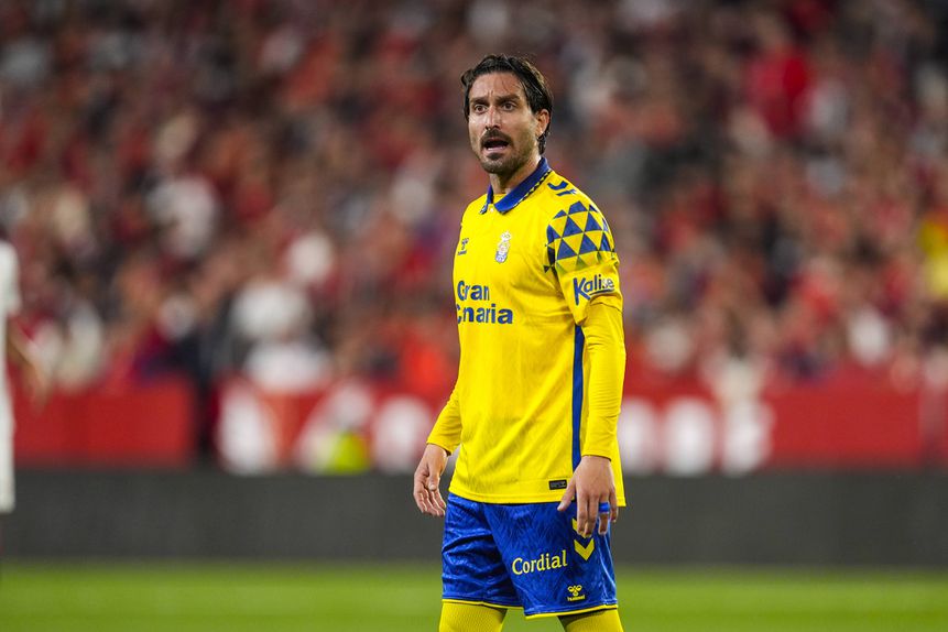 José Campana (ex-FC Porto) com a camisola do Las Palmas