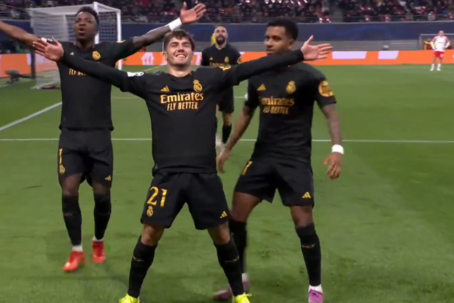 VÍDEO: Brahim Díaz faz golaço e celebra à Bellingham