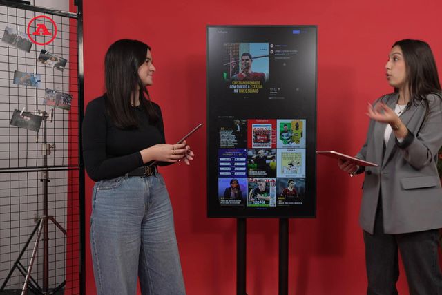 Lado B: estátua de Cristiano Ronaldo em Nova York