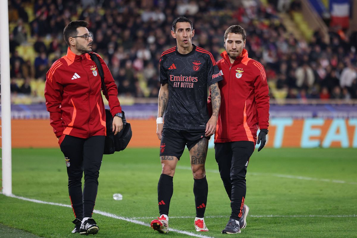 Benfica: Di María falha jogo com o Rio Ave