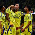 Ronaldo, Durán e companhia a festejar golo do Al Nassr