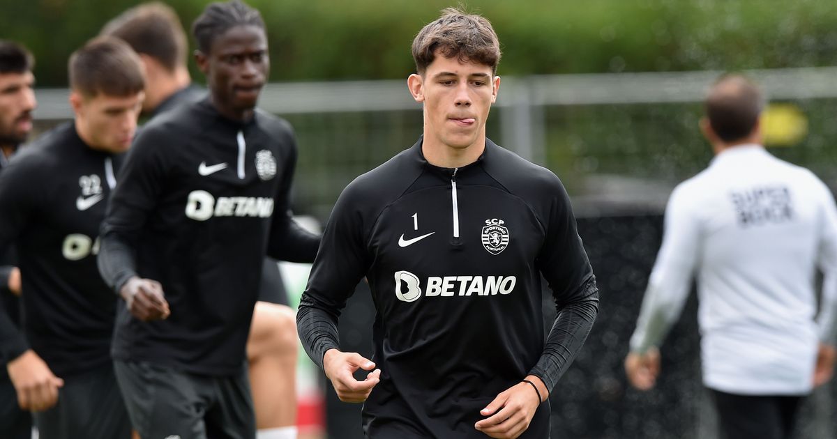 Sporting: Rafael Nel foi novidade no treino