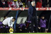Mourinho queixou-se da arbitragem do jogo entre Santa Clara e Benfica — Foto: Miguel Lemos/Kapta+