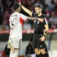 O árbitro António Nobre em ação no Santa Clara-Benfica (foto: Miguel Lemos/Kapta+)
