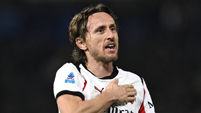 Luka Modric marcou golo decisivo para o Milan (IMAGO)
