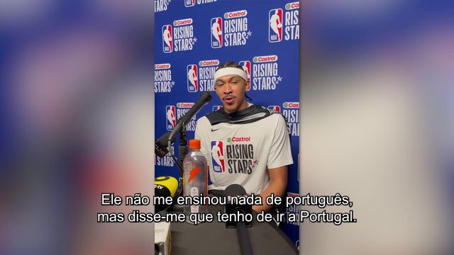 Joga na segunda equipa dos Celtics e, para ele, Neemias Queta já é uma inspiração