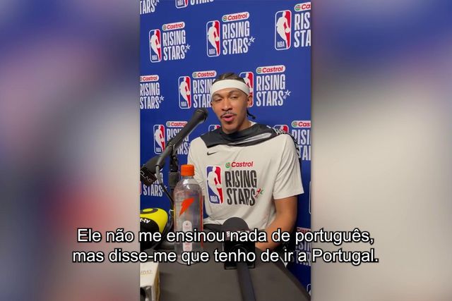 Joga na segunda equipa dos Celtics e, para ele, Neemias Queta já é uma inspiração