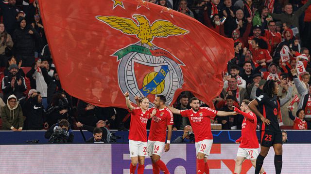 Benfica em ação Foto: IMAGO