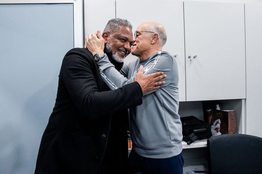 Aloísio reencontrou Nélson Puga no Olival - Foto: FC PORTO