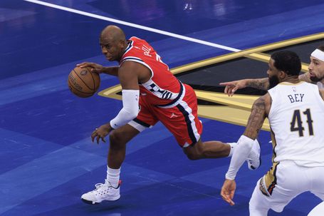 Chris Paul em ação pelos LA Clippers, último clube da carreira na NBA