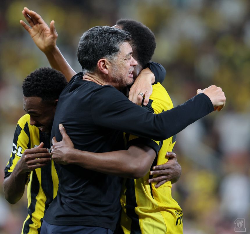 Sérgio Conceição mostrou-se muito satisfeito após a vitória - Foto: Al Ittihad