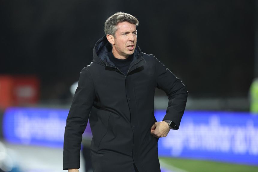 Vasco Seabra muito satisfeito com a evolução da equipa — Foto: CATARINA MORAIS/KAPTA +