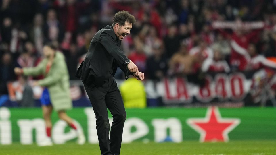 Simeone reage à vitória do Atlético de Madrid: «Eu queria morrer...»