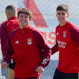 Benfica: uma ausência no último treino antes da viagem para a Escócia