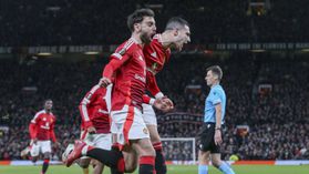 Amorim nos 'quartos' com hat trick de Bruno Fernandes e golo de Dalot