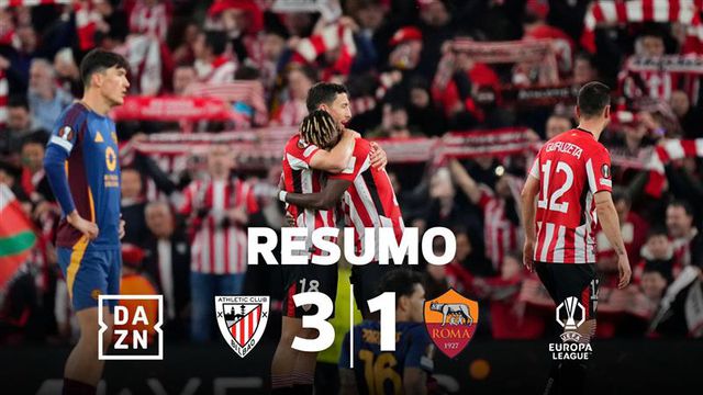 Hummels deu ajuda e Athletic Bilbao operou a reviravolta frente à Roma (resumo)