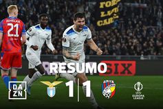 Lazio complicou a vida, mas salvou apuramento frente ao Viktoria Plzen