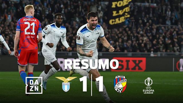 Lazio complicou a vida, mas salvou apuramento frente ao Viktoria Plzen