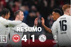Grandes golos e fífia de ex-SC Braga na goleada do Eintracht ao Ajax (vídeo)