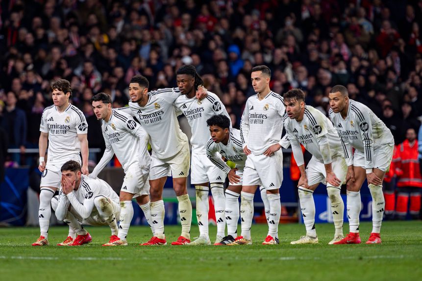 Tensão na equipa do Real Madrid no desempate por penáltis
