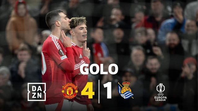 Assistência espetacular de Hojlund resulta em golo de Dalot (vídeo)