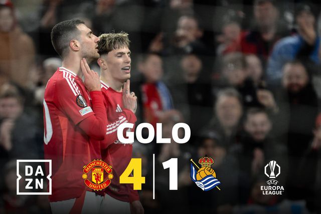 Assistência espetacular de Hojlund resulta em golo de Dalot (vídeo)