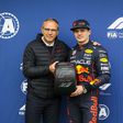 Stefano Domenicali com Max Verstappen
