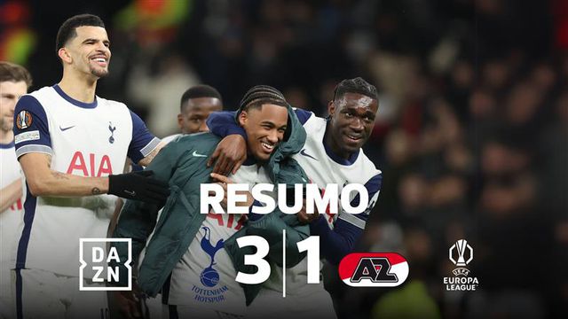 Tottenham dá a volta ao AZ Alkmaar e avança para os quartos de final (resumo)