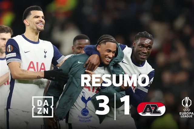 Tottenham dá a volta ao AZ Alkmaar e avança para os quartos de final (resumo)